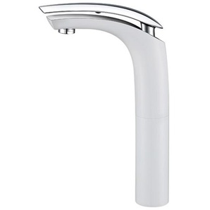 Dusine.fr Grande Colonne Suspendue Aquatic Blanc Laqu/é et Blanc Mat