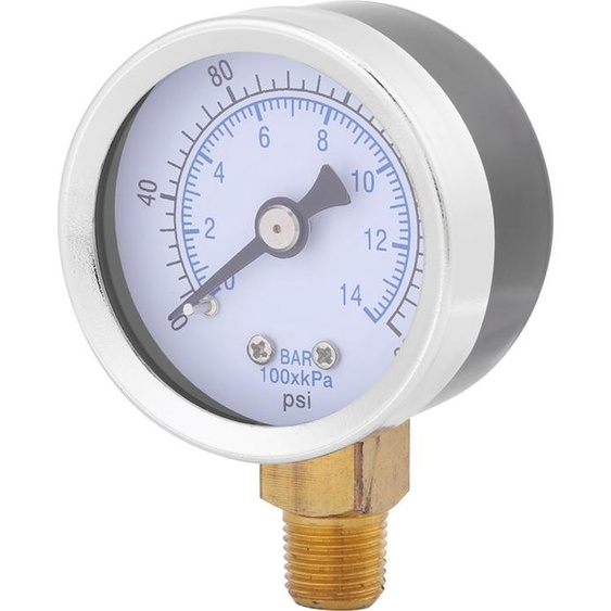 0-200psi 0-14bar Manomètre hydraulique à cadran 40mm 1/8 NPT