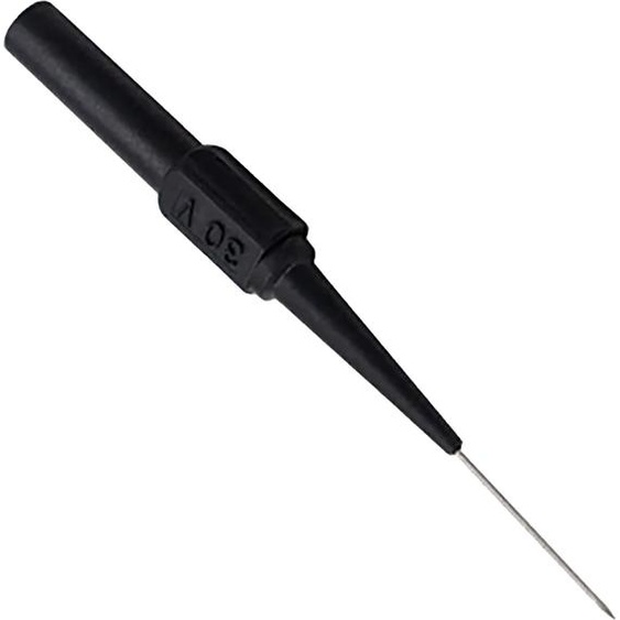 0.sonde de test multimètre 7mm Résistance à la température élevée Détection précise Sonde de perçage de fil pour réparation automobile Noir