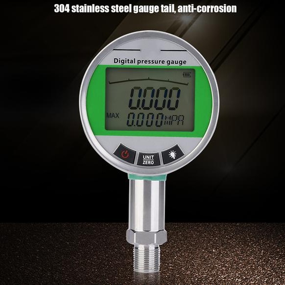 01.manomètre hydraulique numérique en acier inoxydable 6MPA avec connecteur M20*1.5