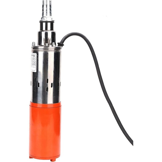 1 12V1.2m30m DC Screw Pump High Lift Stainless Cast Steel Submersible Water Pump