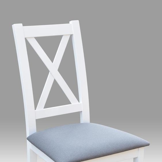 Set 1x Massivholz Sessel Esszimmerstuhl Stoff Polster Stühl Gastro Esszimmer