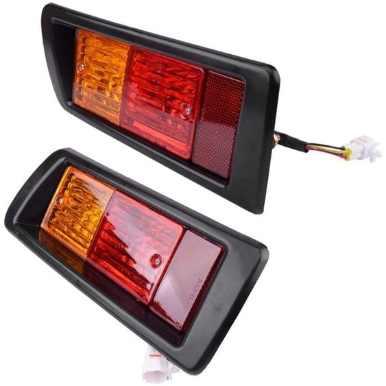 1 Paire de Feux Brouillard ArrièRe Pare-Chocs 81550-60440 81550-60520 Adapté pour Land Cruiser Prado FJ90 / 95 1996-2002