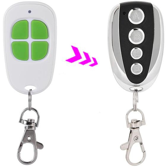 1 x AAM0085 Télécommande Motorisation Portail Portes de Garage 4-Canaux 433,92MHz Garantie de 3 Ans, Compatible avec les portes de garage modèle SCS