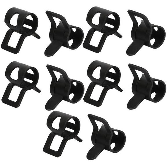 10 colliers de serrage de 6 mm, en acier à ressort, colliers à bande en acier, colliers pour tuyaux