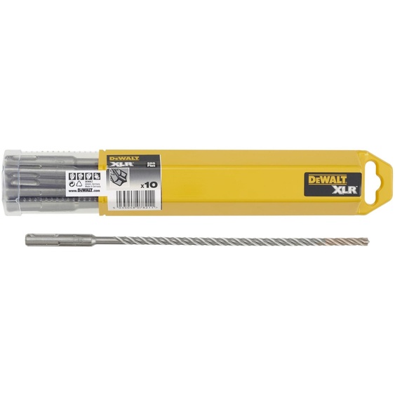 10 Forets béton SDS-Plus Carbure ELITE 4 taillants DEWALT