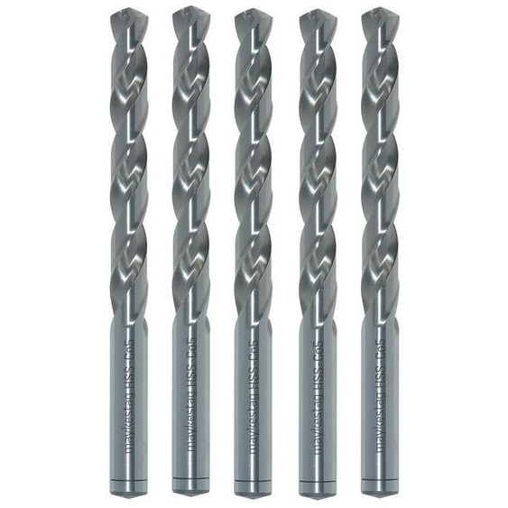 10 Forets Hélicoïdaux HSS Cobalt DIN 338 R-AS - Inox, Aciers D. 3.4 x Lt. 70 x Lu. 39 x Q. 3.4 mm x Z2 - Diamwood