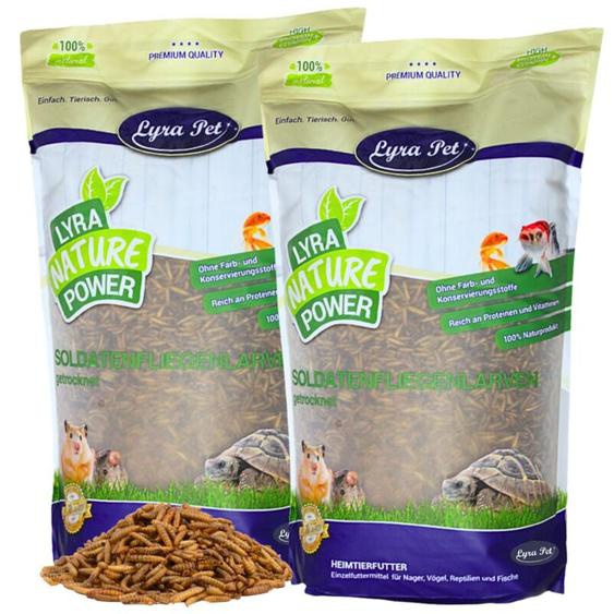 Lyra Pet - 10 kg de larves de mouches soldats ®