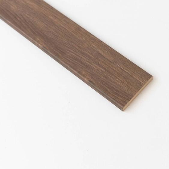 10 x COPRIFILO 70X10 MM MDF 240 CM NOCE SCURO R6