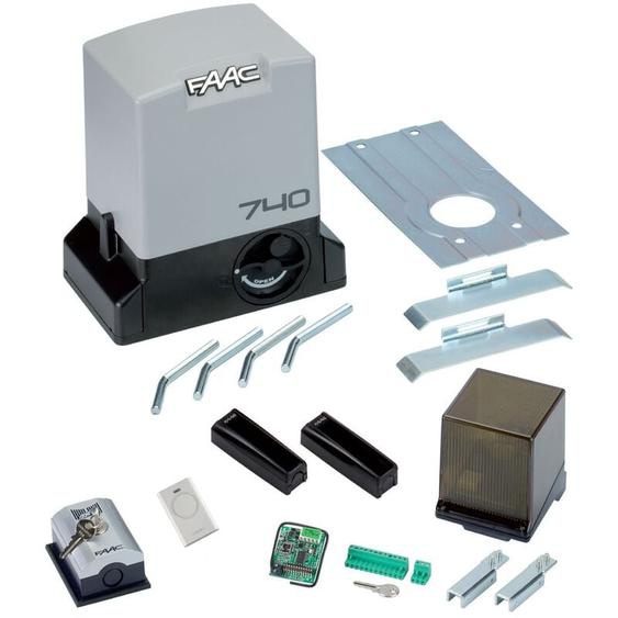 Faac - 1056303445 Kit Delta 2 Pour Automatisme Portail Coulissant 500Kg 230V