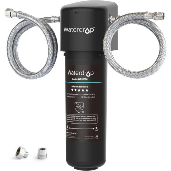 10UA Système de Filtre à Eau Sous Évier, 30.000 Litres Système de Filtration dEau de Grande Capacité, Certifié nsf/ansi 42, Réduit 99,99% le Plomb,