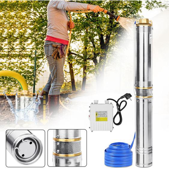 1100 w Pompe Immergée Pompe de Puits Profond avec débit de 4000 l/h - Aufun