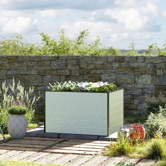 119 x 99  x 77 cm Carré potager surélevé, aluminium eloxé - (GFPV00318)