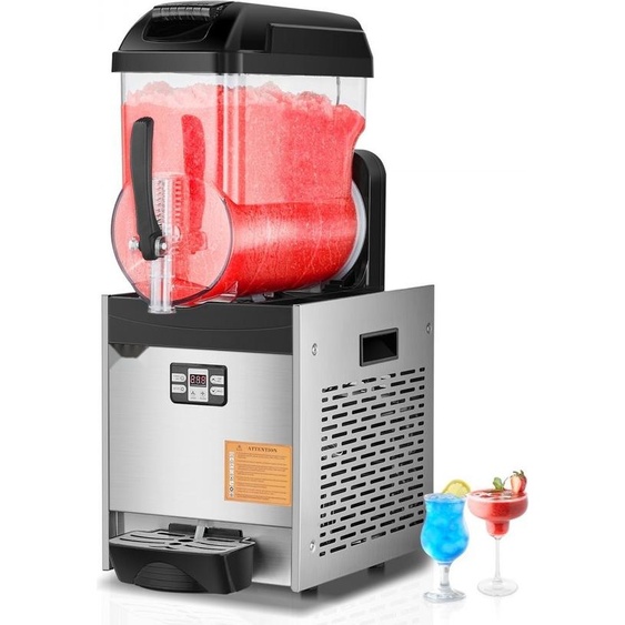 12L machine à glace slush commerciale - fabricant de boissons smoothie margarita - machine à cocktail professionnelle