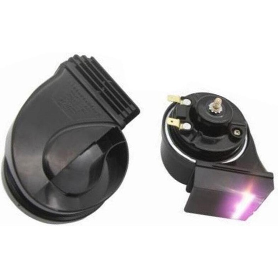 12V 10A 110db 50W Cornes descargot moto avec lampe LED acier