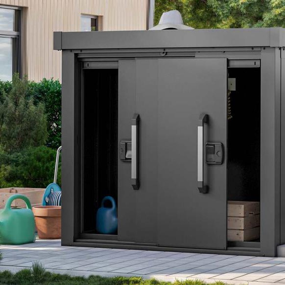 135 x 55 cm Armoire de jardin S, anthracite - (GFPV00922)