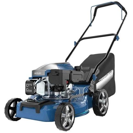 144 cm³. Tondeuse à essence Boîtier en acier de 41 cm. Système Z-Tech de réglage de la hauteur. 3 en 1 avec mulching. Roues arrière XL.