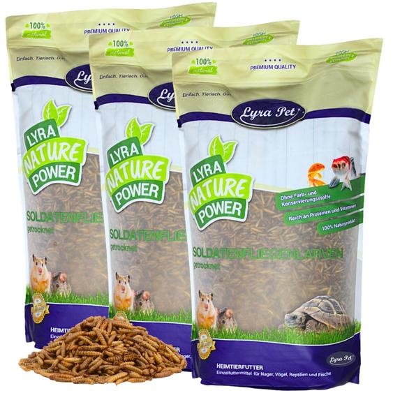 15 kg de larves de mouches soldats Lyra Pet®