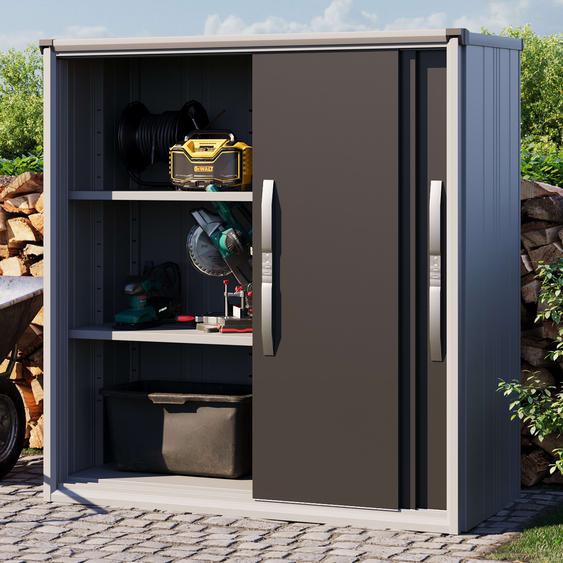 150 x 75 cm Armoire de jardin L, anthracite - (GFPV00761)