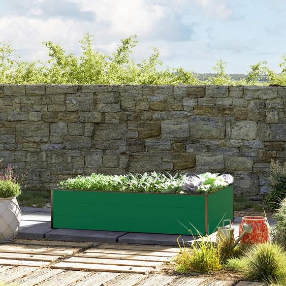 150 x 99 x 39 cm Carré potager surélevé, vert - (GFPV00512)
