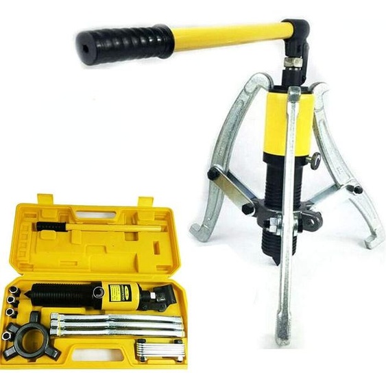 15T Extracteur de moyeu de roue hydraulique Extracteur de roulement de roue hydraulique Extracteur de moyeu de roue Puller Kit doutils
