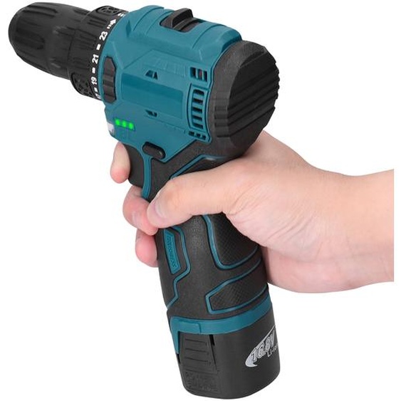 16.perceuse-visseuse sans fil 8V, visseuse électrique à variateur de vitesse, perceuse au lithium pour le bricolage