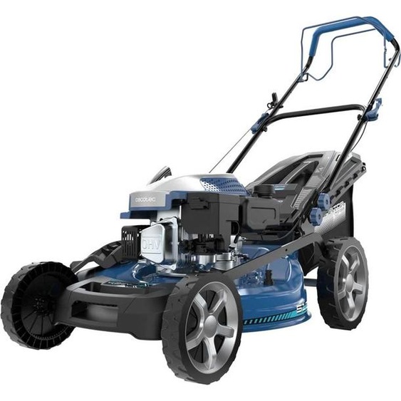 Cecotec Tondeuse à gazon à essence Terrenator 4000.51 Total Z Auto. Moteur de 167 cc, 2,7 kW et 3,7 CV, corps en acier de 51 cm
