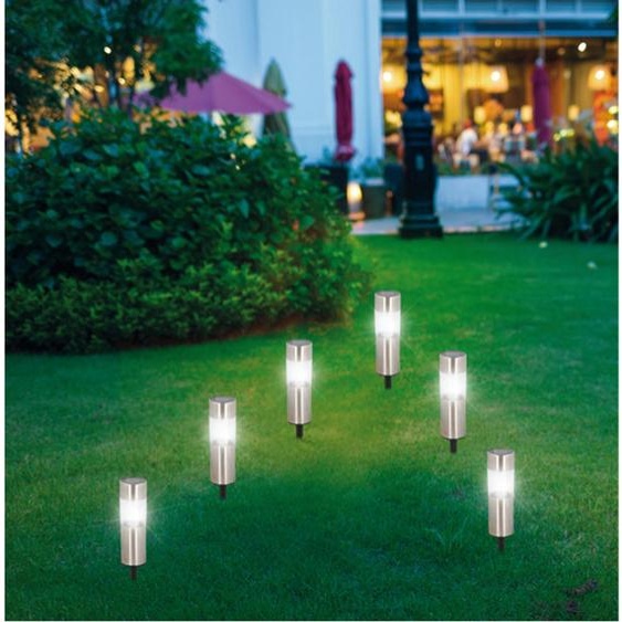 16x lampes solaires 6x LED fiches de jardin lampes éclairage extérieur piquets trottoirs