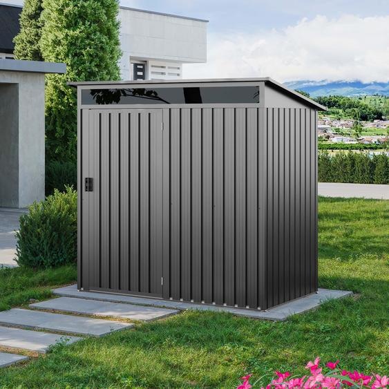 180 x 100 cm Abri de jardin, gris-perle - (GFPV01007)