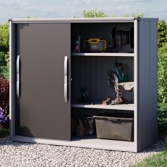 180 x 75 cm Armoire de jardin L, anthracite - (GFPV00765)