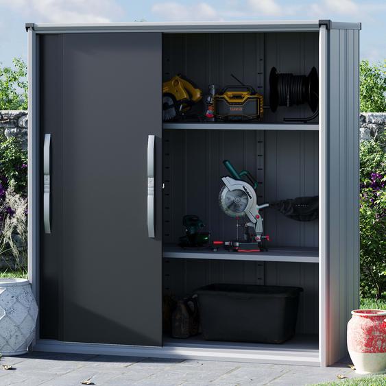 180 x 75 cm Armoire de jardin XL, anthracite - (GFPV00763)