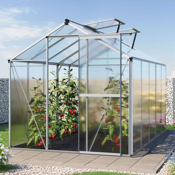 192 x 317 cm Serre de jardin, 6 mm panneaux double paroi - (GFPV00731)