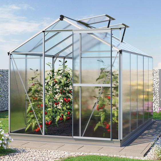 192 x 317 cm Serre de jardin, incl. kit daccessoires XL, 6 mm panneaux double paroi - (GFPV00732)