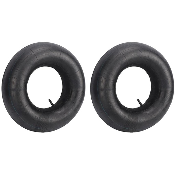 2 chambres à air 18x8,50/9,50-8 avec valve TR-4 droite pour voiturettes de golf, quads, UTV, tondeuses autoportées, remorques de jardinage et fraises à neige
