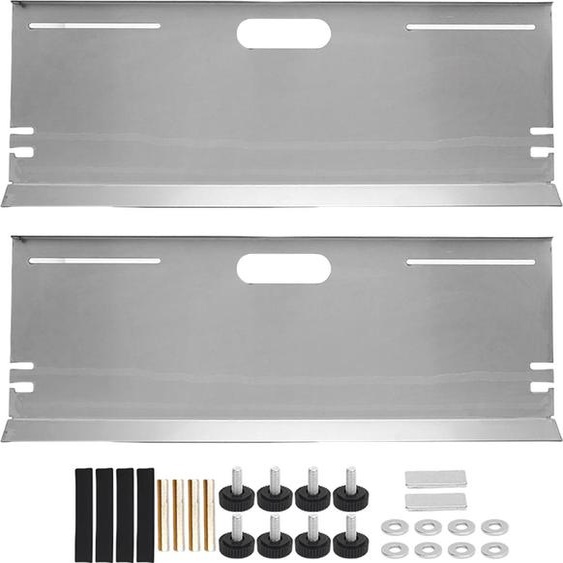2 jeux doutils dalignement des roues en acier inoxydable, fente magnétique précise avec plaque dorteils à 4 barres