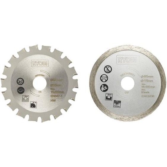 2 lames pour mini-scie