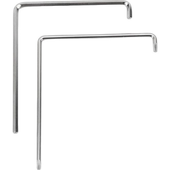 2 outils de réglage de fenêtre 4 mm TX15 59CrV4 Clé de réglage de fenêtre en acier pour les projets de bricolage