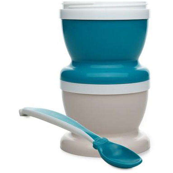 2 Petits Pots Pour Nourriture + 1 Cuillère Douce Émeraude