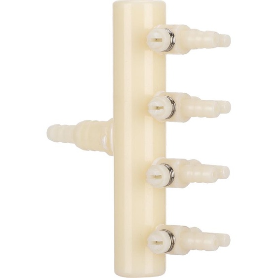 2 pièces répartiteur dair pour aquarium, plastique, connecteur de valve dair, splitter 4 voies pour pompes à air, inverseur réglable, accessoires pour aquarium
