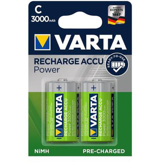 2 piles C rechargeables 1.2V / 3000 mAh