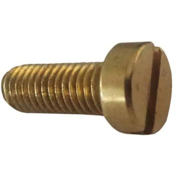 200 Vis Métaux Tête Cylindrique Fendue 4 x 16 mm - Laiton - D-Work