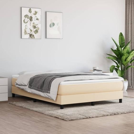 2024 Matelas moderne Cloris Matelas à ressorts ensachés Crème 140x190x20 cm Tissu 995887