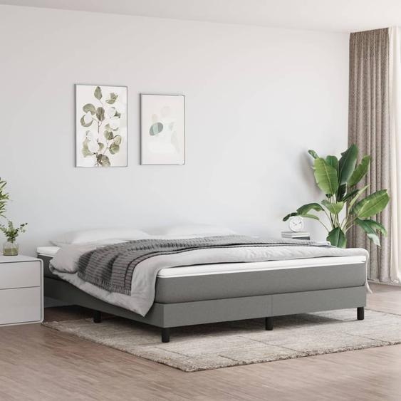 2024 Matelas moderne Cloris Matelas à ressorts ensachés Gris foncé 160x200x20 cm Tissu 881500