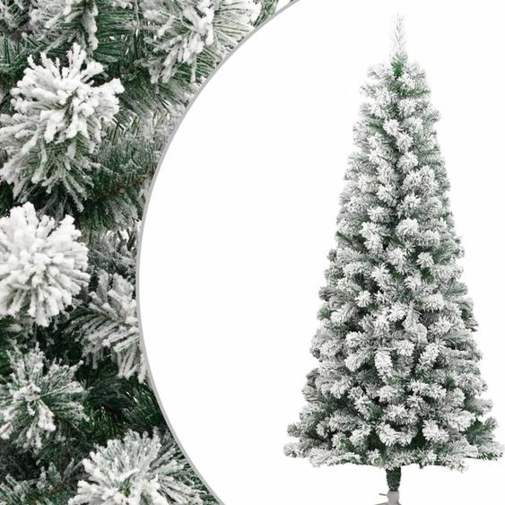 2025 Arbre de Noël Artificiel Moderne Pliable Enneigé 180 cm - Arbres de Noël Artificiels,Design 4732595 1parcel