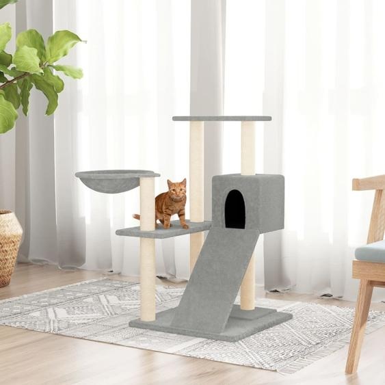 2025 cloris Arbre à chat avec griffoirs en sisal Gris clair 82 cm - Arbres à chat Sale1425761 1parcel