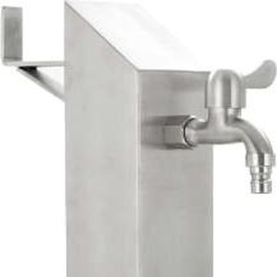 2025 cloris Colonne deau de jardin Acier inoxydable Carré 95 cm - Tonneaux deau Sale5915307 1parcel