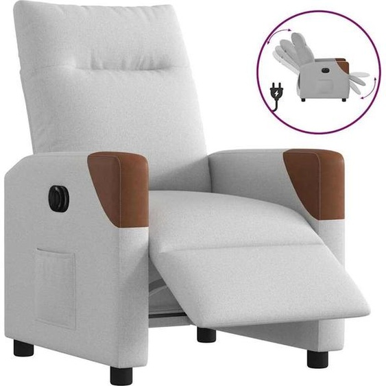 2025 cloris Fauteuil relax Électrique Gris nuage Tissu Fauteuil TV & Relax 880903
