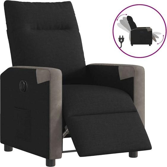2025 cloris Fauteuil relax Électrique Noir Tissu Fauteuil TV & Relax 643385