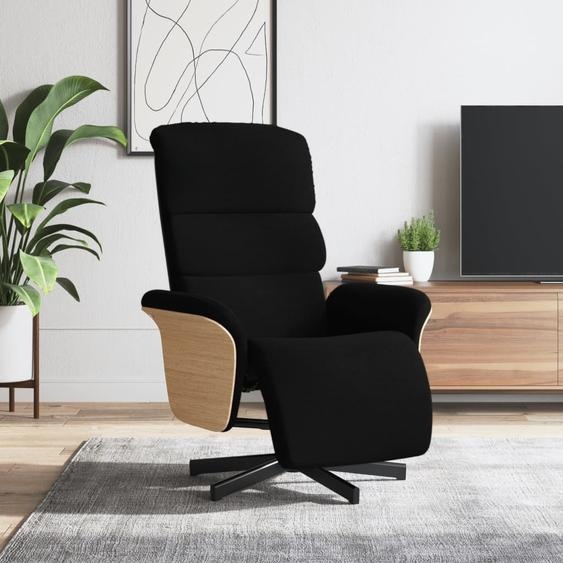 2025 Fauteuil relax moderne avec pied Tissu noir - Fauteuil TV & Relax,Design 2262573 1parcel