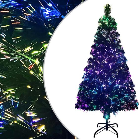 2026 Moderne Sapin de Noël artificiel avec support Vert 120 cm fibre de verre - Sapins de Noël artificiels - Meubles design 2570685